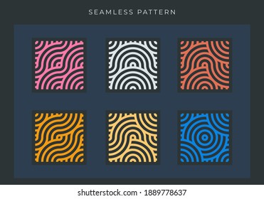 Japanese seamless pattern for background and texture. Geometric line modern element. Vector eps 10.