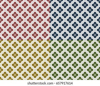 Japanese seamless pattern. Geometric texture vector background. 