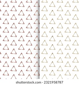 Japanese seamless pattern in oriental geometric traditional style. 3d festive ornament for lunar chinese new year decoration. Red and golden abstract asian vector creative motif. Vintage tiger.