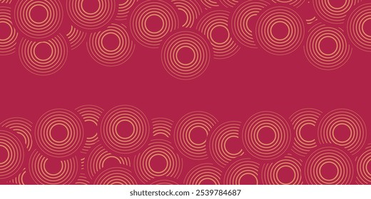 Patrón japonés sin fisuras en estilo tradicional geométrico oriental. Ornamento festivo 3D para la decoración lunar del año nuevo chino.