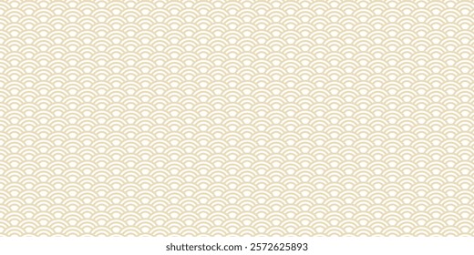 Japanese seamless pattern in oriental geometric traditional style background,Red and golden abstract pattern background for chinese new year backdrop.