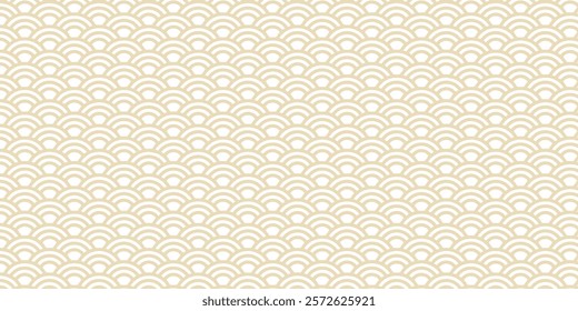 Japanese seamless pattern in oriental geometric traditional style background,Red and golden abstract pattern background for chinese new year backdrop.