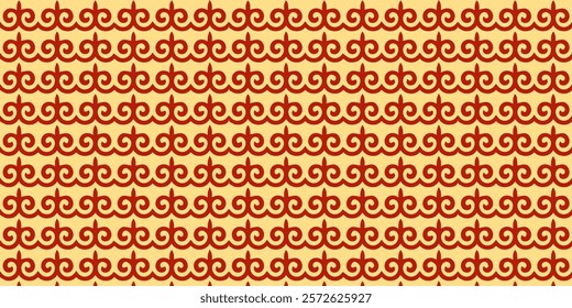 Japanese seamless pattern in oriental geometric traditional style background,Red and golden abstract pattern background for chinese new year backdrop.