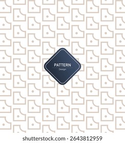 Japanese seamless pattern in oriental geometric