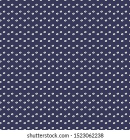 Japanese seamless pattern with oriental motifs Shibori. Indigo Vector for fabric and Furoshiki Gift Wrap, kimono, paper. Mascot for safety