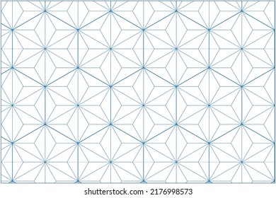 Japanese seamless pattern vector. Gold geometric background texture. Floral elements.