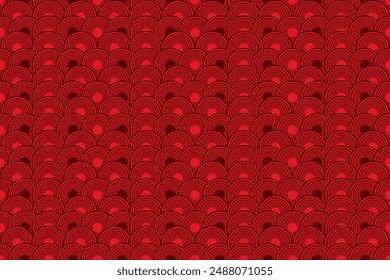 Japanese seamless pattern vector in oriental geometric style. Abstract Asian vector creative motif. Chinese Lunar New Year decoration.