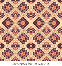 Japanese seamless pattern vector in oriental geometric style. Abstract Asian vector creative motif. 