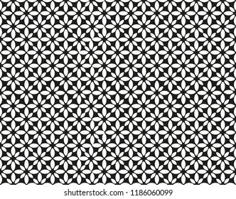 Japanese seamless pattern.Japanese TENUGUI. Vector. Pattern of rice