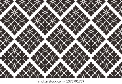 Japanese seamless patterns set. traditional asian  black and white  geometric. Oriental ornament special wallpaper, textile print backgrounds collection. Vector illustration - Vector