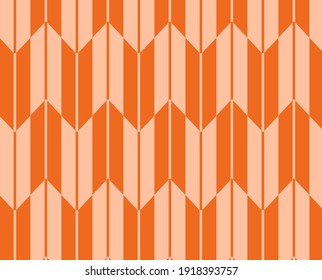 Japanese seamless traditional pattern. Asian yabane or yagasure seamless pattern with arrow feathers. Abstract decoration, applicable for background or wallpaper. Vector illustration