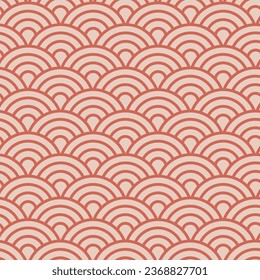 Japanese seamless wave pattern. Traditional Chinese texture. Vector
illustration.