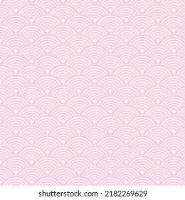 Japanese seamless wave pattern vector