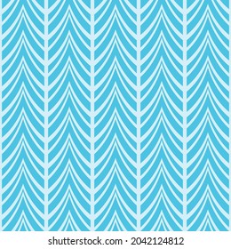 Japanese Sharp Curl Wave Vector Seamless Pattern