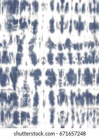 Japanese Shibori technique tie dye textile pattern in grey. Editable vector seamless pattern repeat.