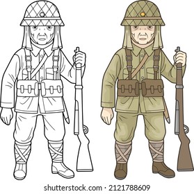 1,518 Japanese soldier in world war Images, Stock Photos & Vectors ...