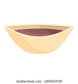 Japanese soup icon cartoon vector. Japan food. Cuisine rice