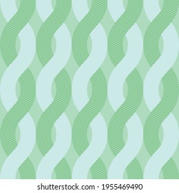 Japanese Spiral Zigzag Vector Seamless Pattern