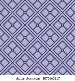 Japanese Square Diamond Vector Seamless Pattern