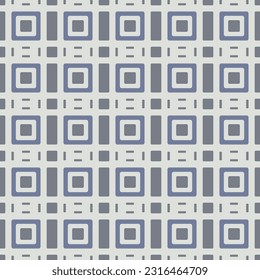 Japanese Square Net Vector Seamless Pattern