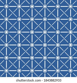 Japanese Square Weave Vector Seamless Pattern