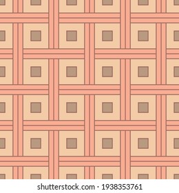 Japanese Square Weave Vector Seamless Pattern