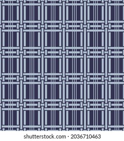 Japanese Square Weave Vector Seamless Pattern
