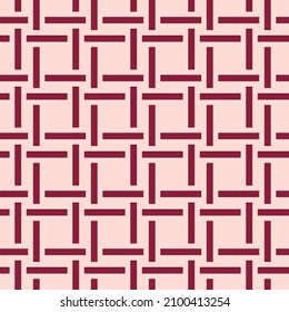 Japanese Square Weave Vector Seamless Pattern