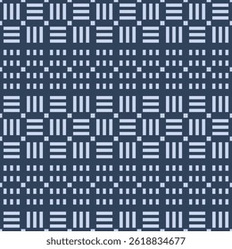 Patrón inconsútil japonés del Vector de la armadura cuadrada