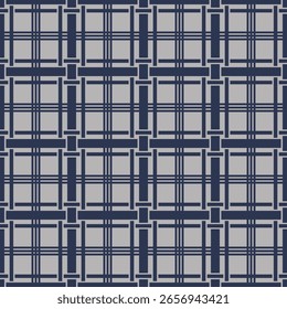 Japanese Square Weave Vector Seamless Pattern