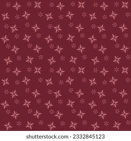 Japanese Star Fall Vector Seamless Pattern