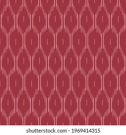 Japanese Stitch Line Loop Vector Seamless Pattern