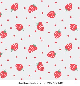 Japanese strawberry pattern