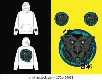 japanese street wear hoodie japanese culture
translate : japan bear