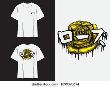 Japanese Streetwear Graphic Design
Illustration of Rose
Translate : Rose