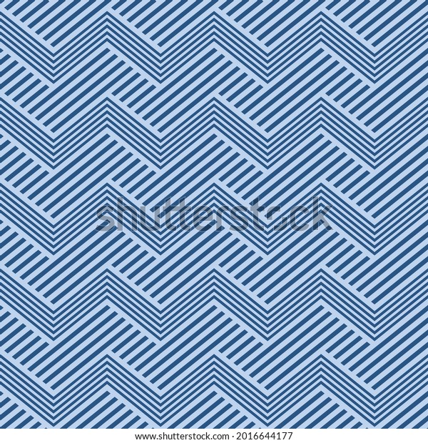 Japanese Stripe Line Zigzag Vector Seamless Stock Vector (Royalty Free ...