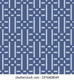 Japanese Stripe Weave Vector Seamless Pattern