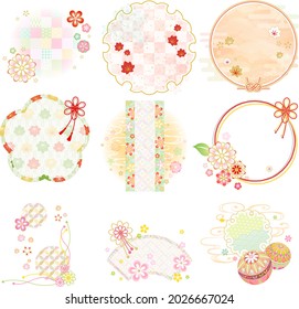 Japanese Style Autumn Frame set