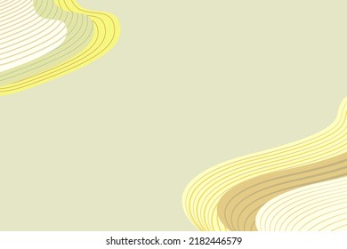 Japanese style background design with light brown tone curve pattern.