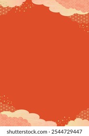 Fondo de estilo japonés para el año Nuevo