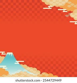 Japanese style background for New Year