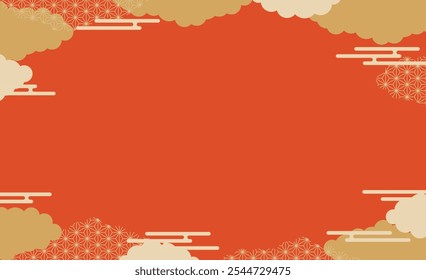 Japanese style background for New Year