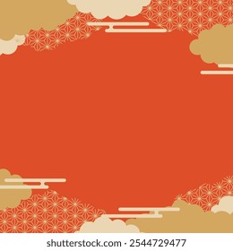 Japanese style background for New Year