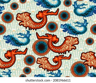 Japanese style background.  Japanese Pattern. 