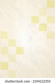  japanese style background with patterned checkers