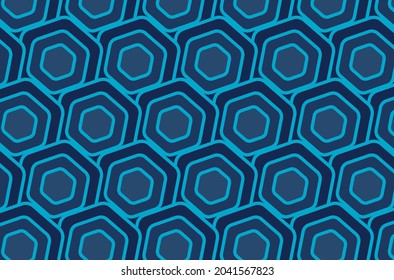vector de fondo de estilo japonés con forma hexagonal