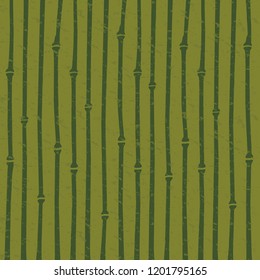 Japanese style bamboo tree stripe pattern with texture