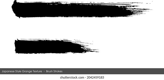 Japanese style brush Grange texture