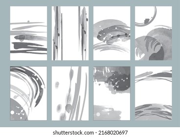 Japanese style brush touch background