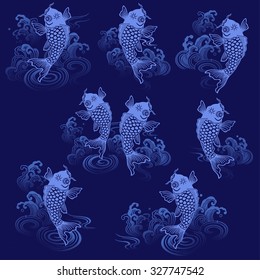 Japanese style carp